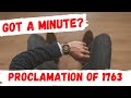 Proclamation of 1763 Impacts and Reactions