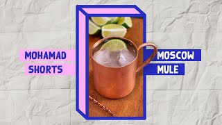 DRINK MOSCOW MULE COM REFRIGERANTE DE GENGIBRE | Mohamad Hindi | #shorts