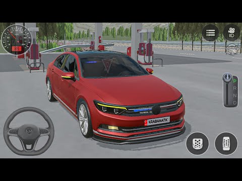 Modifiyeli Kırmızı Passat Sürüş Simülatör Oyunu - Pasat City Araba Oyunu - Android GamePlay