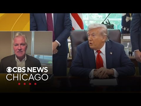 YouTube video thumbnail: Political Analyst Pat Brady on Illinois Leaders Opposing Trump's Plans to Send National Guard