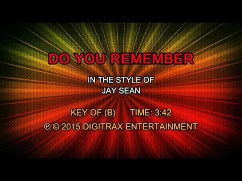 Jay Sean – Do You Remember (Backing Track)