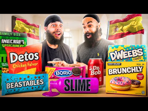 I TRIED SPANISH EXOTIC Snacks For The First Time!