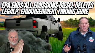 EPA Finally ENDS All Emissions, Diesel Deletes Now Legal? New Diesel Trucks With No EGR Or DEF!