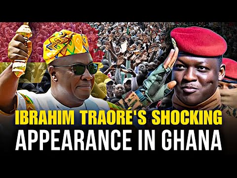 See How the Crowd Went Crazy After Seeing Ibrahim Traoré at Ghana’s New President’s Inauguration