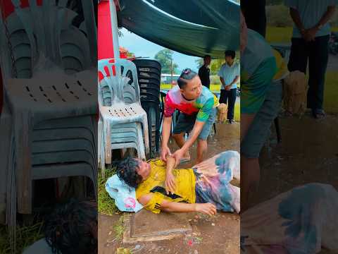 Homeless sleep in water bad people come #respect #sad #subscribe