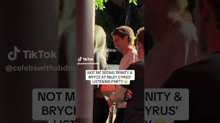 Bryce and Trinity at Miley Cyrus listening party 👀🤏🏽✨ #viral #shorts #trending #loveislanddrama