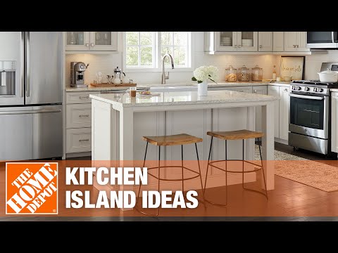 Inspiring Kitchen Island Ideas, Kitchen Island With Raised Bar Top Height And Width In Feet