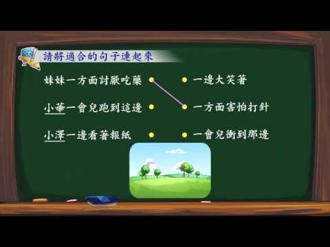 翰林國小國語3下作文特攻隊 6認識句子 表達並列關係的句子 - YouTube