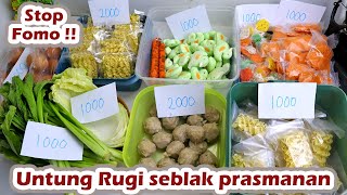 WOW !! STOP FOMO, TERNYATA CUMA SEGINI UNTUNG RUGI JUALAN SEBLAK PRASMANAN 