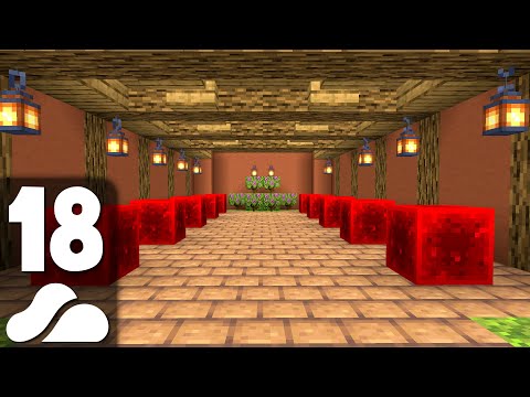 I Made Walmart (Player Shops) | Minecraft Skyblock Let's Play Episode 18 (Bedrock/Java Server IP)