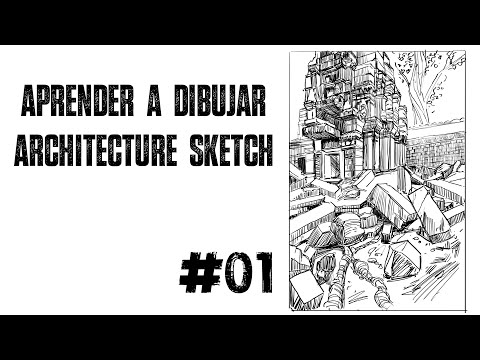 Como aprender a dibujar || Architecture sketching #01