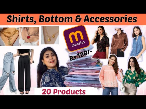 Meesho* 🎀Trendy Shirts, Bottom, Tops and Accessories, 20 Products 🛍️ || Must Watch