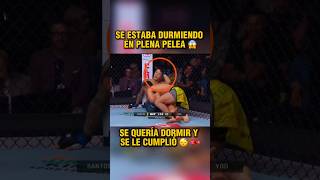 Se quería dormir en la pelea y se lo cumplieron 😴 #ufc