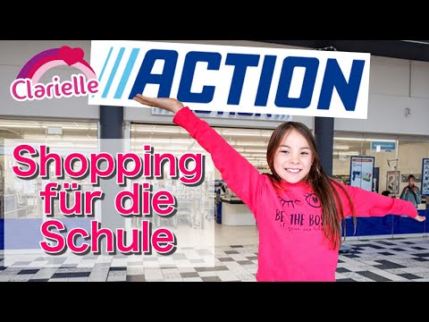 ACTION Shopping Haul für die Schule und Basteln | Clarielle