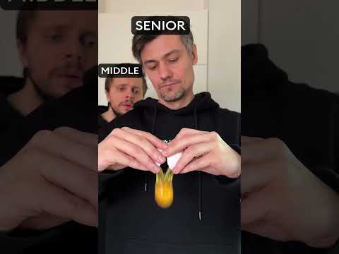 Как бы жарил яичницу junior, middle, senior