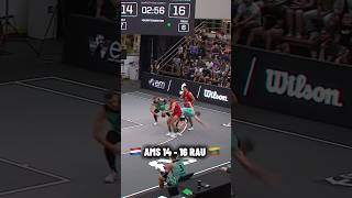 Amsterdam 🇳🇱 and Raudondvaris 🇱🇹 delivered a THRILLER! 🤩🔥 #3x3WTEdmonton #3x3WT