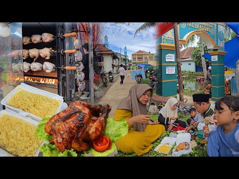 Cuma Setahun Sekali, HAOLAN Taluk Agung, Pertama Kali Botram NASI KEBULI AYAM GULING