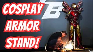 EASY & CHEAP Cosplay Armor Display Stands! THEY ROLL!