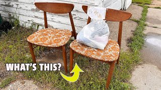I've NEVER Seen A Repair Like This! | Restoring Some FREE Chairs Found In The Trash