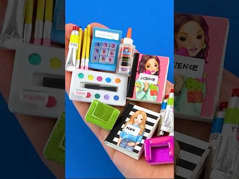 Tiny but Awesome 🌟 7 DIY mini school supplies