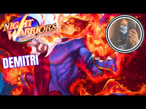 Night Warriors: Darkstalkers' Revenge - Dominação Sombria com Demitri no Arcade!