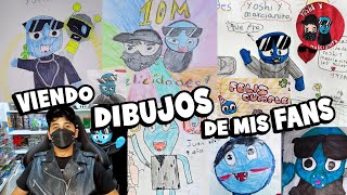 😱 REACCIONANDO a DIBUJOS de mis SEGUIDORES por mi CUMPLE 🥳 #dibujos #reaccionando #love #funny #fyp