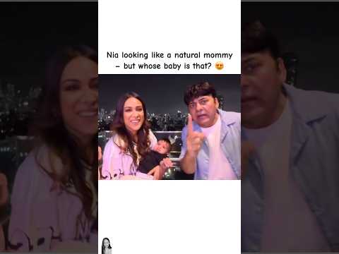 Plot twist! Nia with a baby?😍🫶 #nia #niasharma #youtubeshorts #sudeshlehri #sudesh #funny #shorts