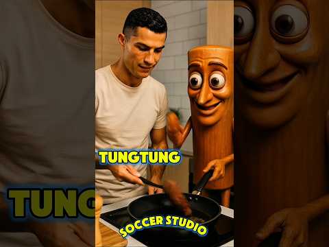 Bang Dodo Bareng Tung Tung Sahur #dubbingbola #ronaldo #shorts