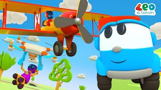 Leo el Camión - Algo volando por el cielo - Carritos para niños 2 horas de diversión