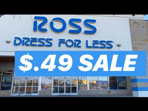 ross dress for less sales
