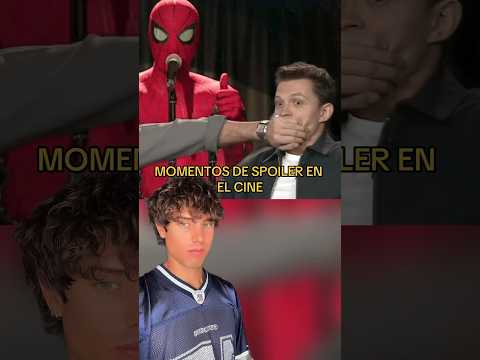 Tom Holland haciendo spoiler en directo #cine #vengadores #marvel