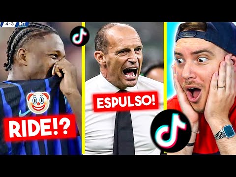 THURAM RIDE al gol della JUVE 🤡 ALLEGRI IMPAZZISCE! | REAZIONE ai TIKTOK sul CALCIO!!