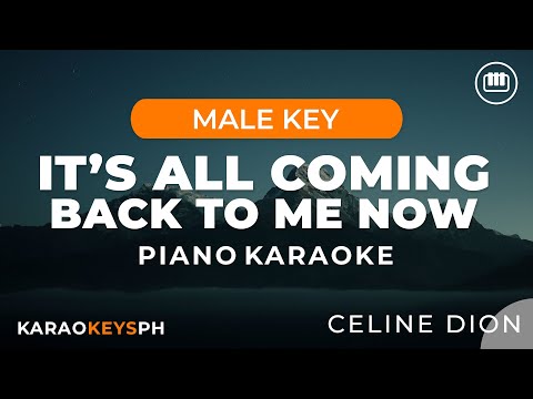 It’s All Coming Back To Me Now – Celine Dion (Male Key – Piano Karaoke)