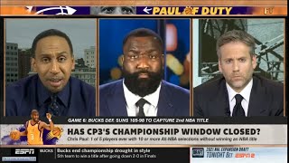 FIRST TAKE | Stephen A.Smith DEBATE "CP3 Championship window has closed"