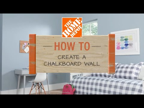 How to Make a Chalkboard Wall 