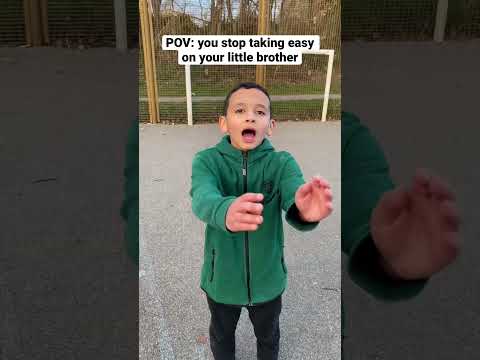Little brother HUMILIATES Big Bro at FOOTBALL😱❗️