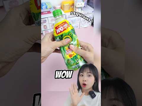 🍾💦 DIY BOTTLE SQUISHY ! Làm SQUISHY từ Vỏ Chai // Quyển Sách Nhỏ #diy #squishy #shortvideo