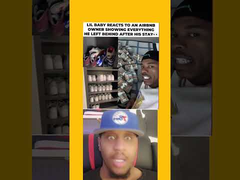 Lil Baby reacts to an Air BNB owner showing things he left behind