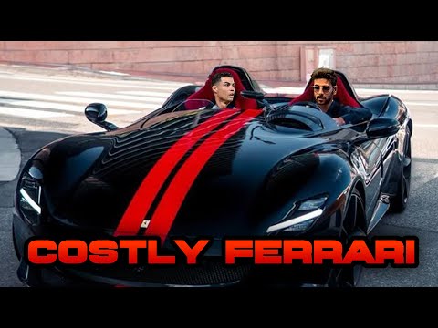 Taking RONALDO’s COSTLY FERRARI FOR A SPIN 🫣🫣 (went wrong)