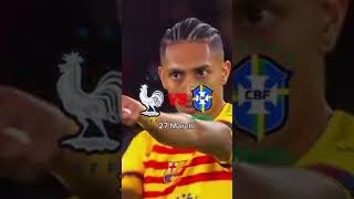 match day France vs Brazil 🇨🇵🇧🇷#kylianmbappé