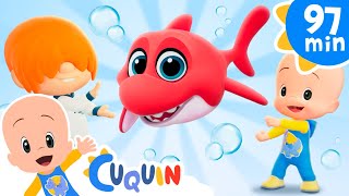 Baby Shark 🦈 and more Nursery Rhymes by Cleo and Cuquin | Children Songs