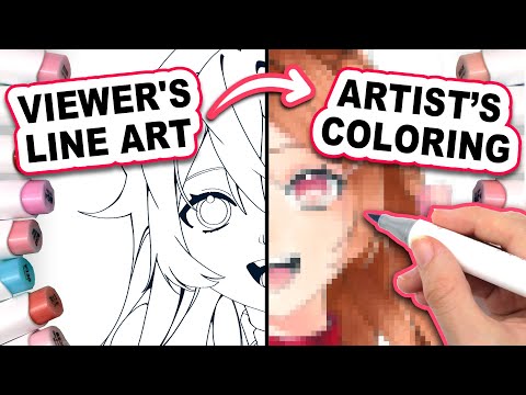 I COLOR YOUR LINE ART! 🎨