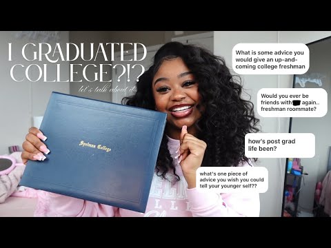 I GRADUATED COLLEGE !?! | life update, girl talk, post grad life, & advice for upcoming students!
