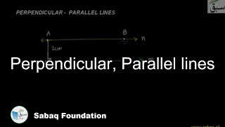 Perpendicular, Parallel lines