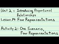 Proportional Relationships and Measurements