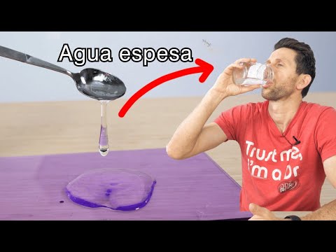 ¿Cuándo se vuelve espesa el agua pura?