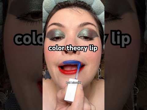 Lipstick color theory! Red + Blue =??