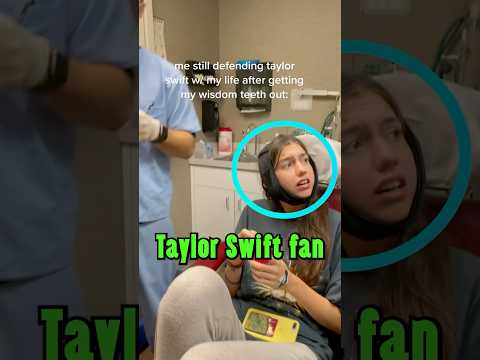 Swiftie hilariously defends Taylor Swift after getting her wisdom teeth out 😂