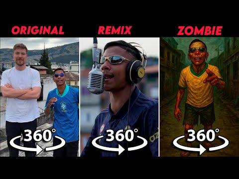360º VR MC MENOR JP ORIGINAL vs REMIX vs ZOMBIE