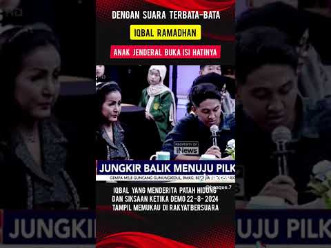 MERINDING DENGAR UNGKAPAN IQBAL RAMADHAN
